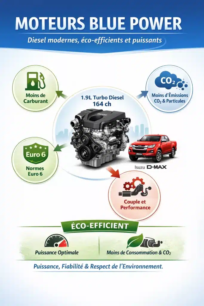 Shéma explicatif pour le moteur blue power ISUZU